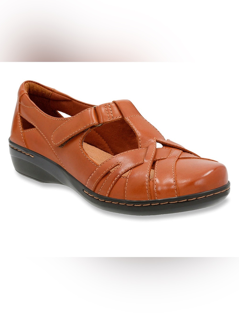 Clarks Ashland Spin Brown Casual Loafer Shoes Women Size 8,5 M